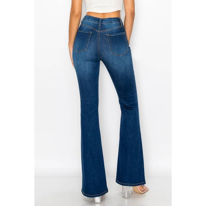 Timeless – wholesale Jeans – Women’s – DESTRUCTED FLARE DENIM JEANS PANTS5