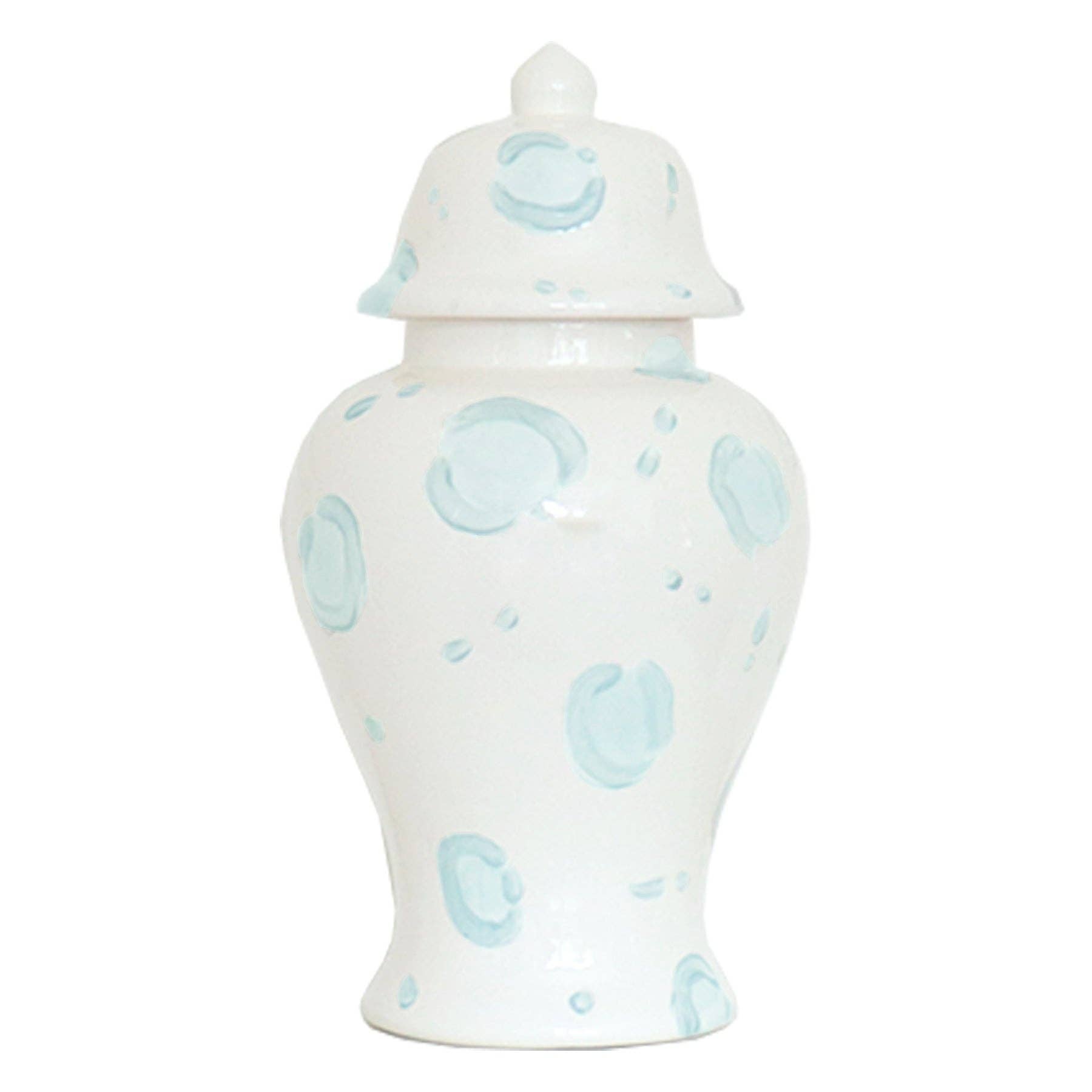 Lo Home | Ruby Clay - Wholesale Decorative Jar - Blue Leopard Print Ginger Jars3