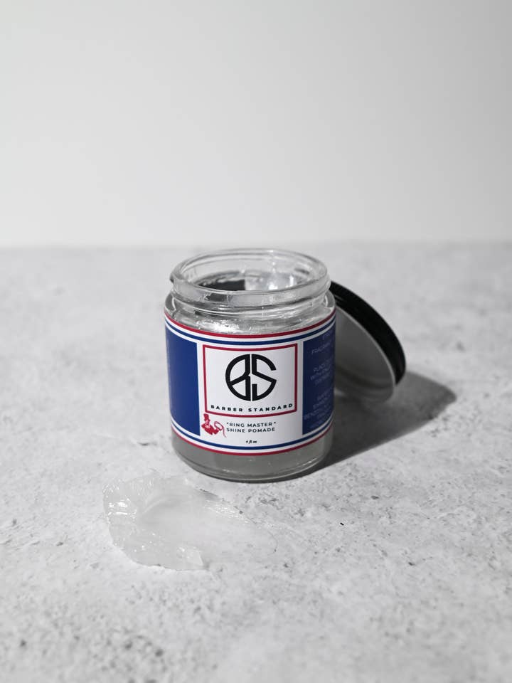 Ring Master Shine Pomade (4oz) for wholesale by Barber Standard