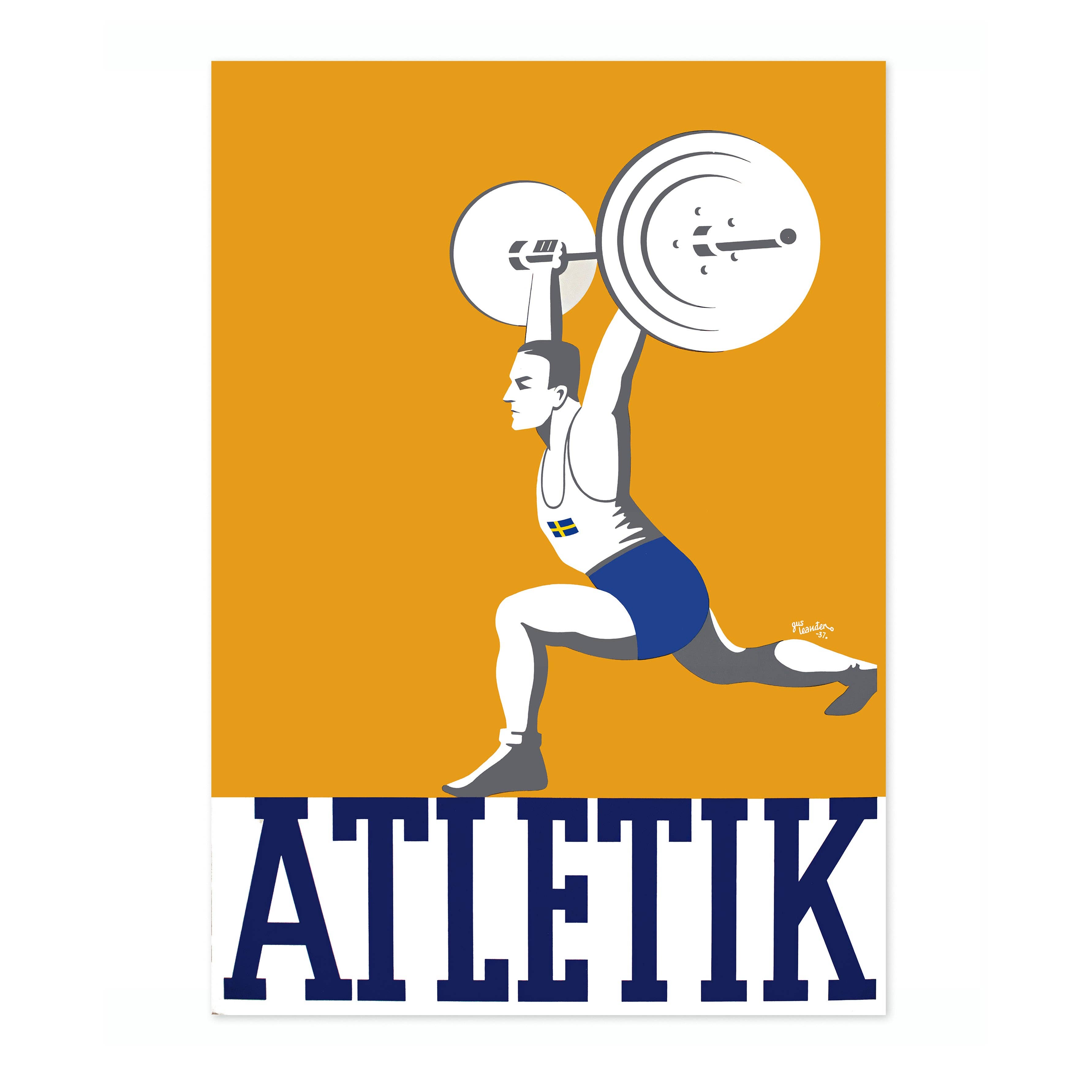 Animato – wholesale Poster – Athletic Weightlifting - Sweden0