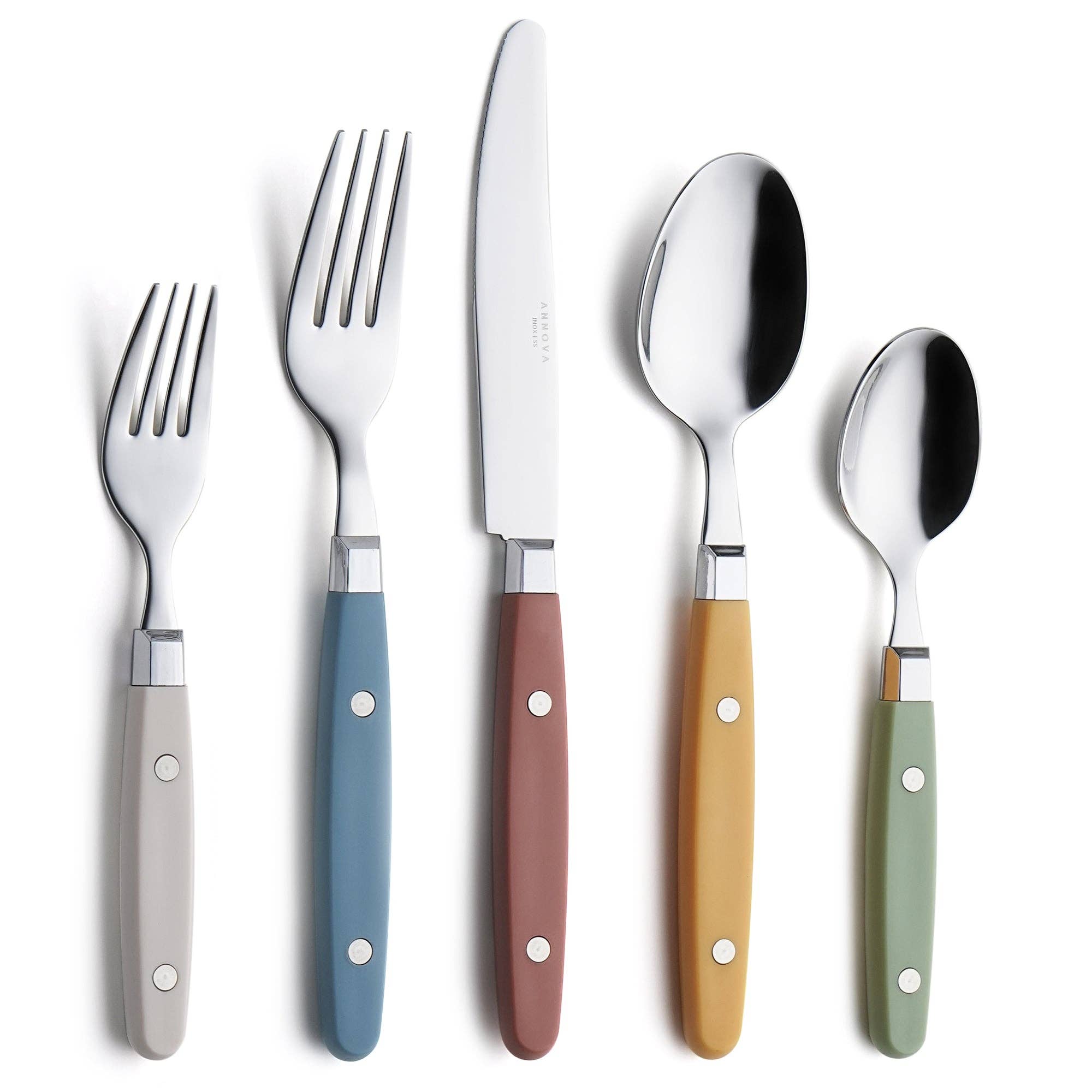 ANNOVA - Venta al por mayor Conjunto de cubiertos - Juego de Cubiertos Retro ANNOVA de 20 Piezas76