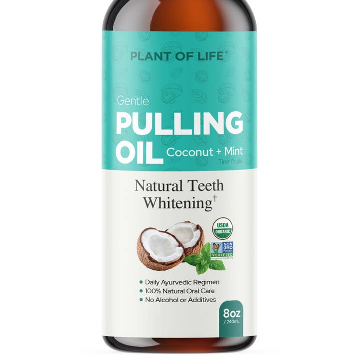 Plant of Life - Wholesale Mouthwash - Natural Mouth Pulling Oil | Ayurvedic and Mint - 240ml