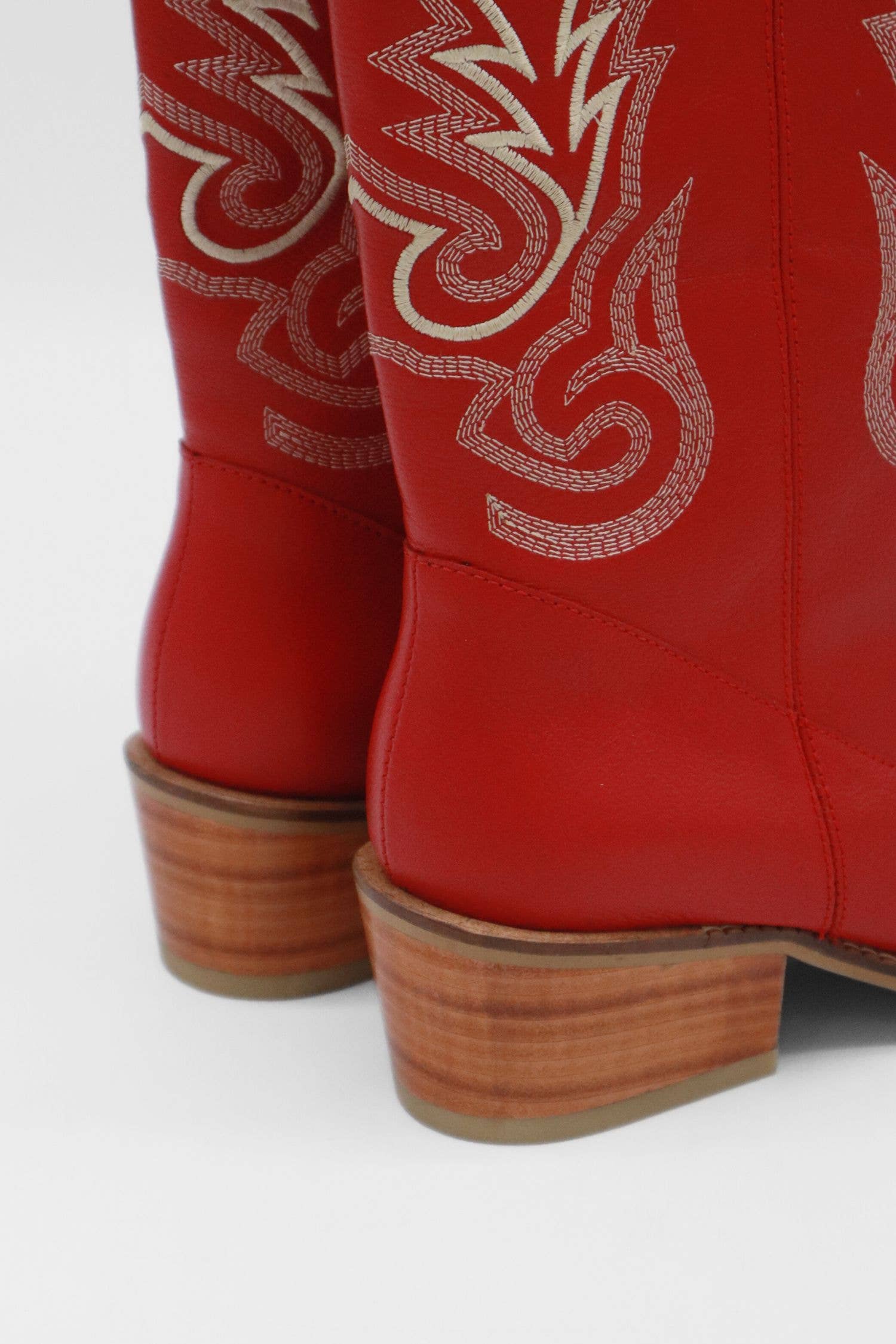 Loyal western cowboy women boots red leather womens shoes for wholesale on Faire12