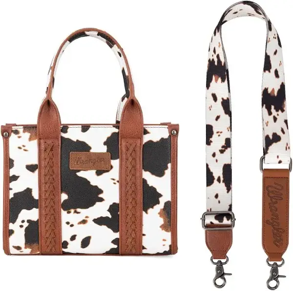 South End Clothing and Apparel L.L.C - Wholesale Tote Bag - Women's - Wrangler Cow Print Tote/Crossbody7