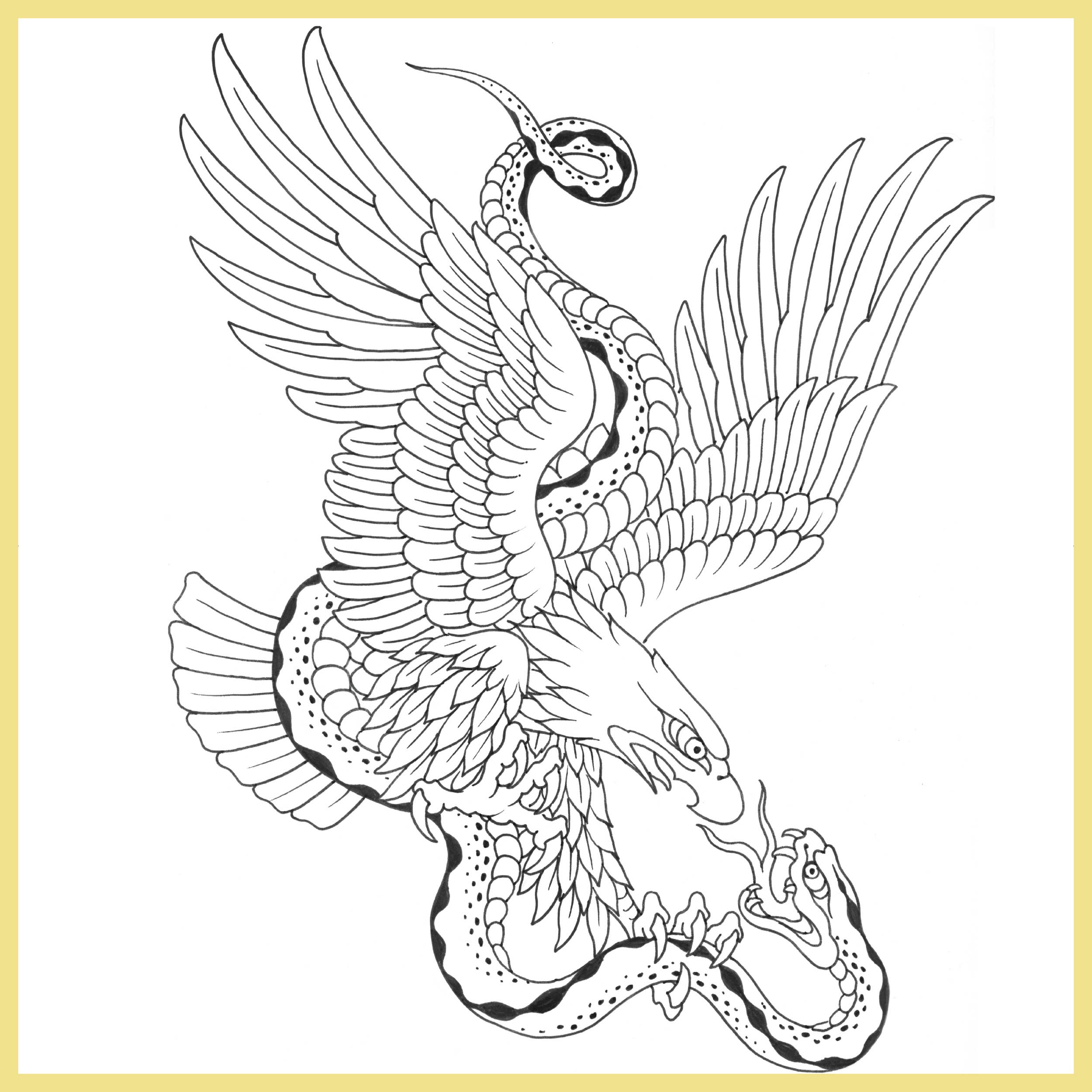 Mixed Media Resources LLC - Wholesale Coloring & Activity Book - Adult - Flash: Coloring in the Tattoo Style2