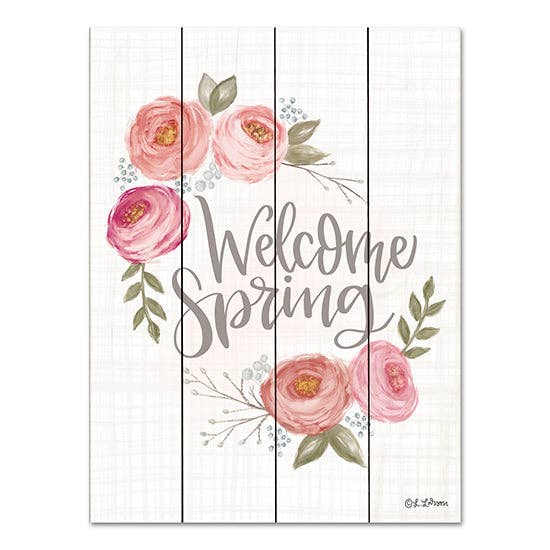 LAR521PAL - Welcome Spring - 12x16 for wholesale by Penny Lane Fine Art