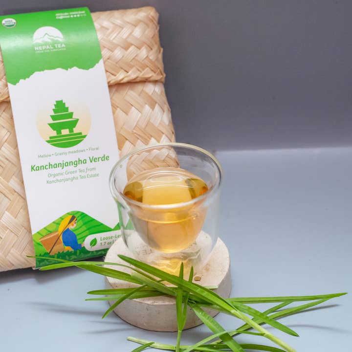 Nepal Tea Collective - Vendita all'ingrosso Tè sfusi - Tè sfuso Kanchanjangha Verde - 1 kg (2,2 libbre)