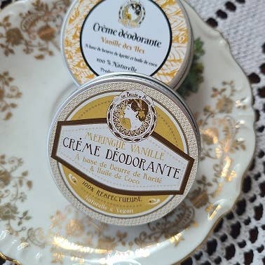 Crema desodorante Vanilla Merengue Travel Size 30 ml para venta al por mayor de Les Belles De Savon