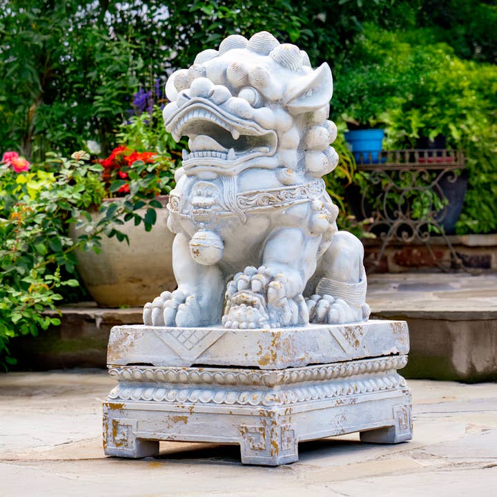 Zaer Ltd. International - Wholesale Sculpture - Magnesium Foo Dog Statues "Gan & An" 2PC/Set- Options15