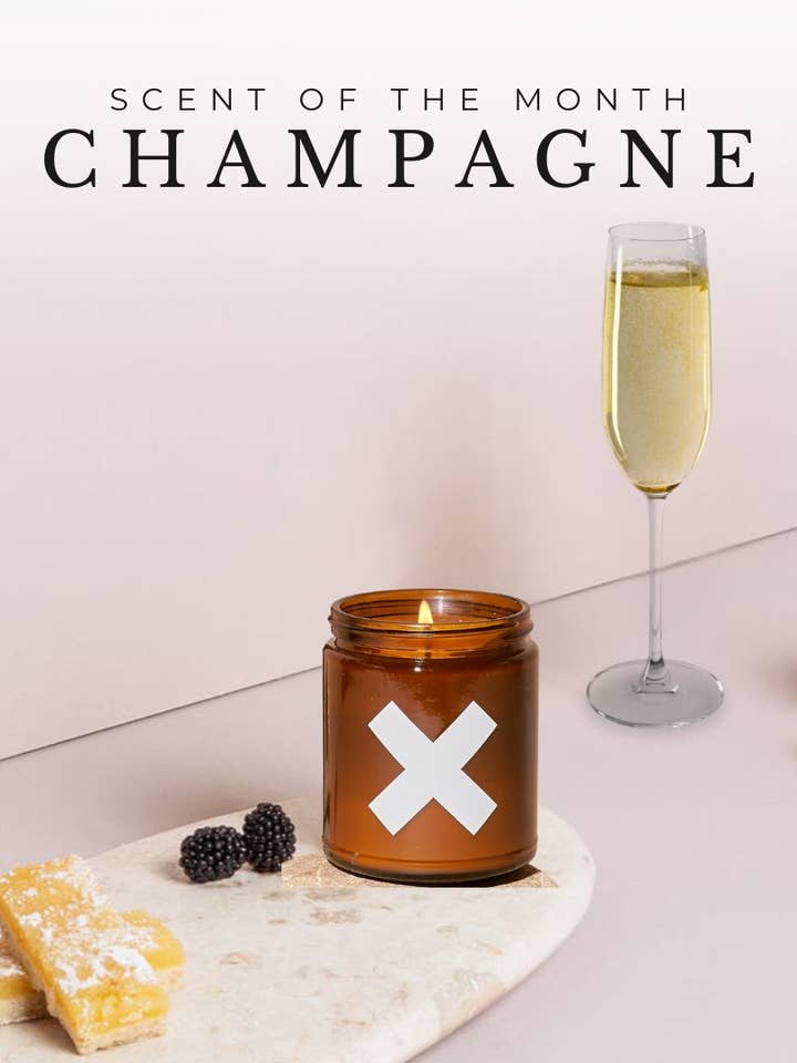 Champagne Sojalys | Citrus & Mousserende Lime for engroshandel hos Wax Buffalo Pure Soy Candle Co.