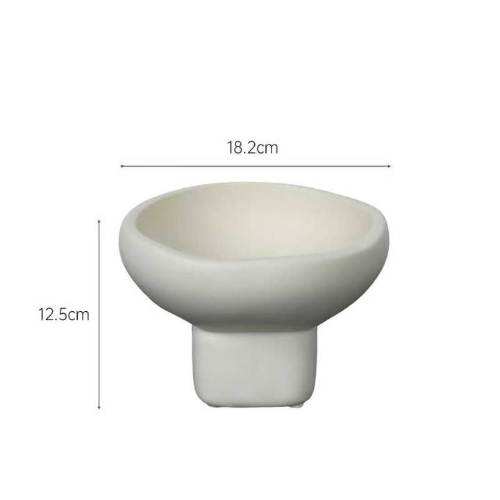 huemabe (All Import Duties Covered) – wholesale Decorative tray – Nordic Cream-Style Ceramic Fruit & Snack Tray | Organizer3