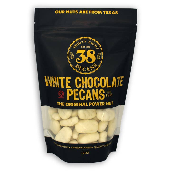 38 Pecans - Wholesale Chocolate Covered Sweets - White Chocolate Pecans6