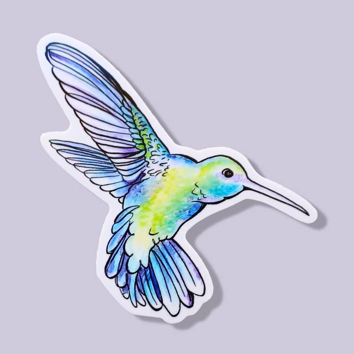Hummingbird Sticker for wholesale by Wilkie Studios