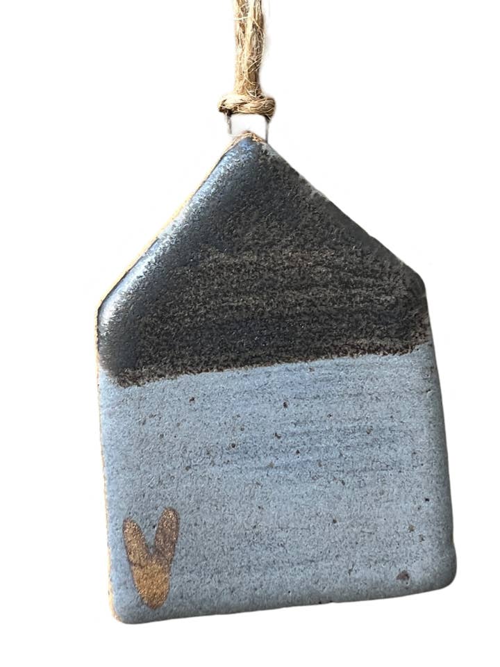 Ornamento gris para el hogar para venta al por mayor de Gina DeSantis Ceramics