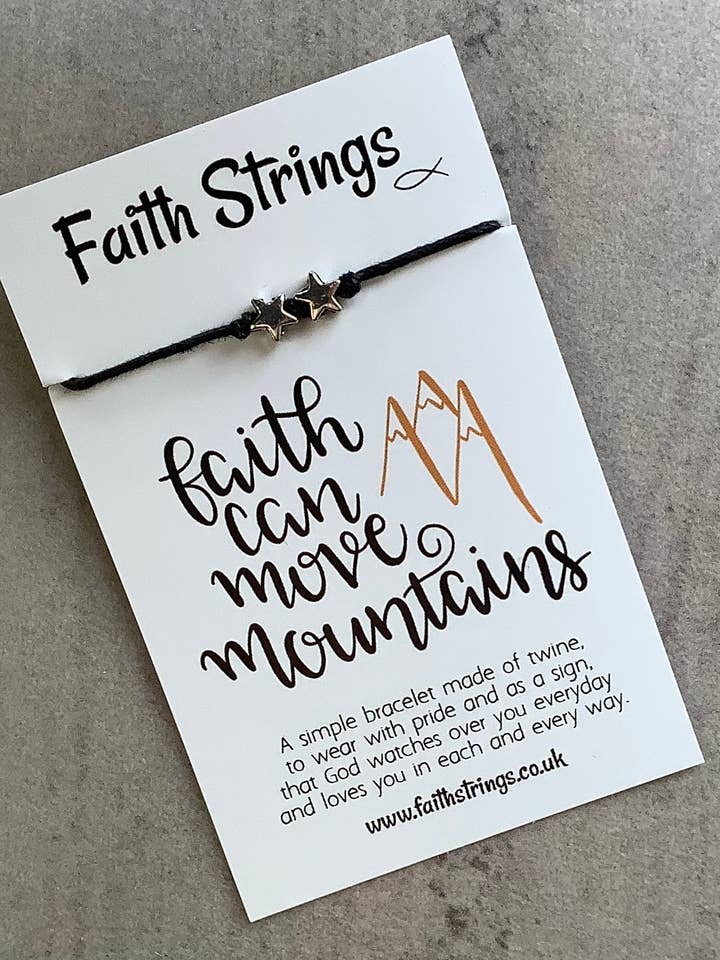 Christian Faith String Wish Cord Bracelet Gift Faithstrings for wholesale by Faithstrings