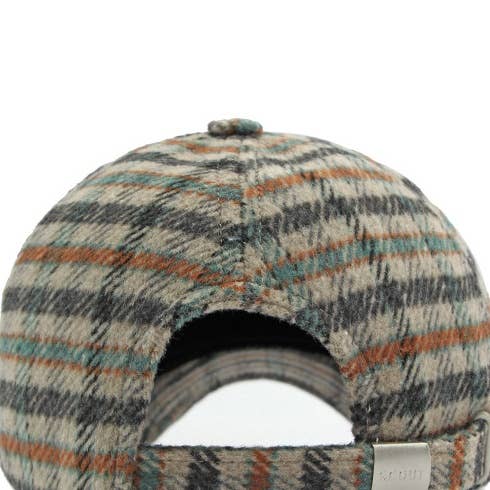 alberalkirk - Wholesale Baseball Cap - Women's - Structured Plaid Baseball Cap M5A2684
