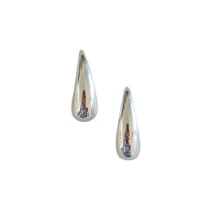 Silver Teardrop Stud Earring 219711S for wholesale by ZODA