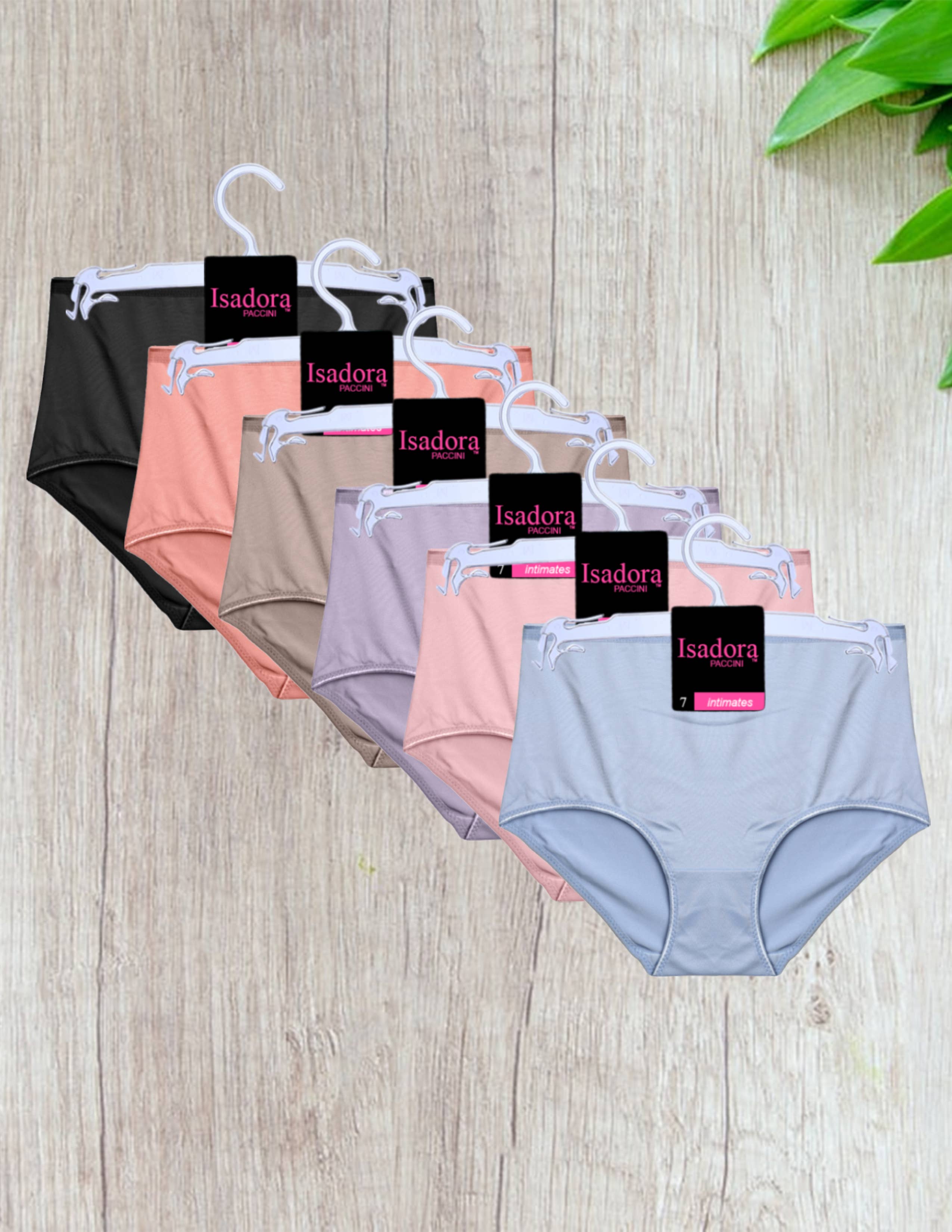 Isadora, Tipi toe, & James Fiallo - Wholesale Underwear - Women's - Isadora Women's Nylon/Spandex Seamless Brief Underwear1