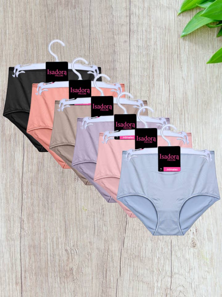 Isadora, Tipi toe, & James Fiallo - Wholesale Underwear - Women's - Isadora Women's Cotton Seamless Comfort Brief Underwear1