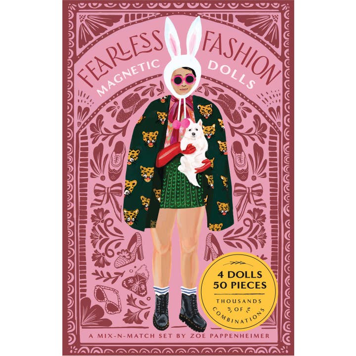 Chronicle Books - Wholesale Magnet - Fearless Fashion Magnetic Dolls