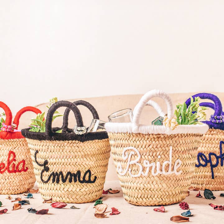 King Of Handmade - Wholesale Beach Bag - Custom embroidered handbags For Bride, Bridal party Gift8