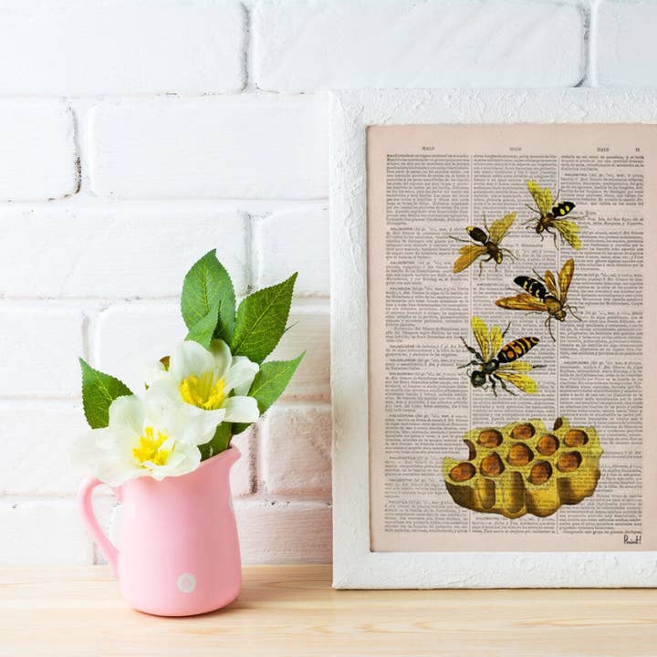 Api e miele Arte murale natura per la vendita all'ingrosso da parte di PRRINT!