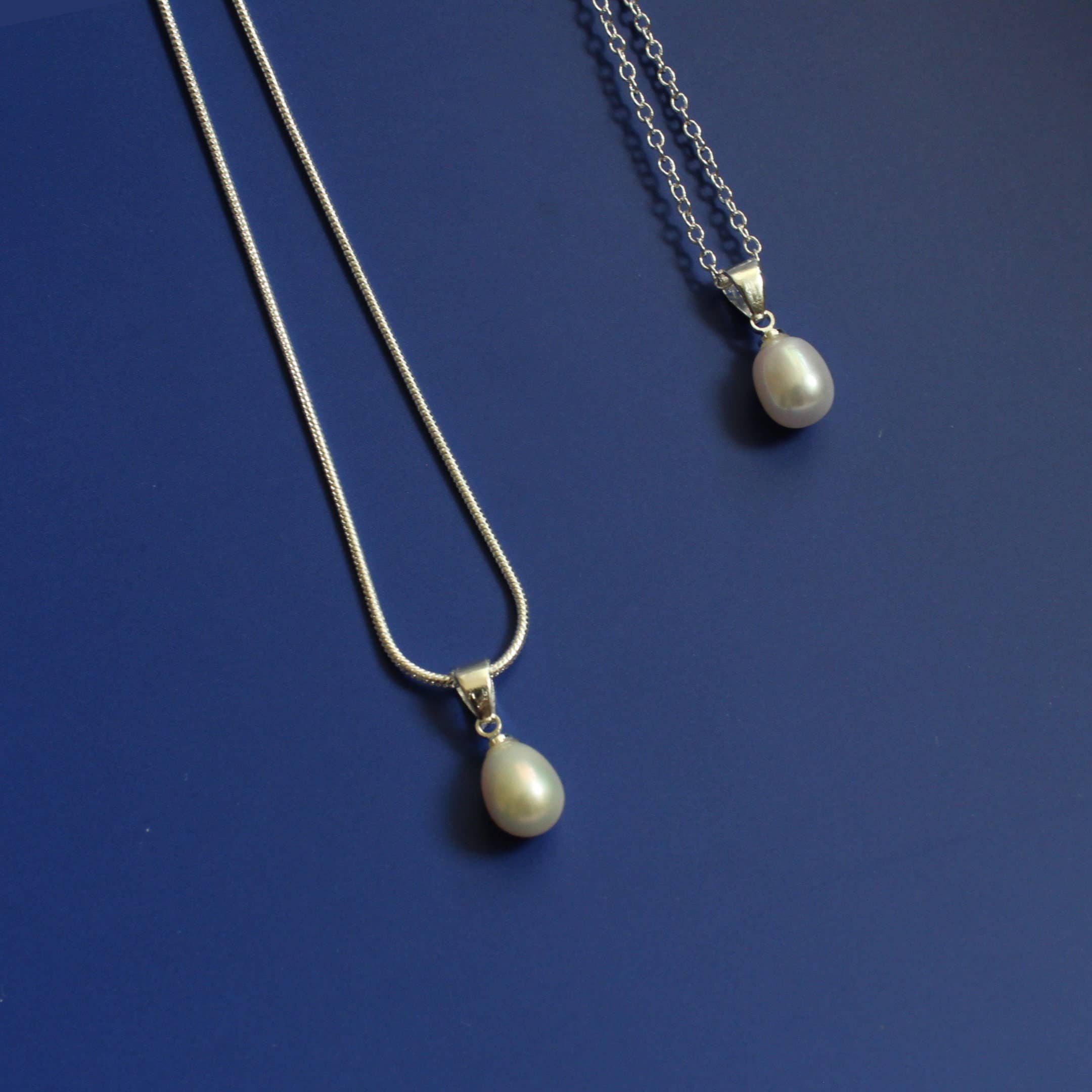 iBijoux - Venta al por mayor Collares con colgantes/abalorios - Collar de perlas de agua dulce auténticas (1N01a)7