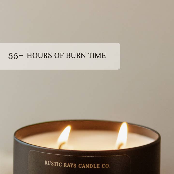 Rustic Rays Candle Co. - Wholesale Jar/Filled Candle - Gingerbread Cottage 12 oz Soy Candle - Winter Home Decor3