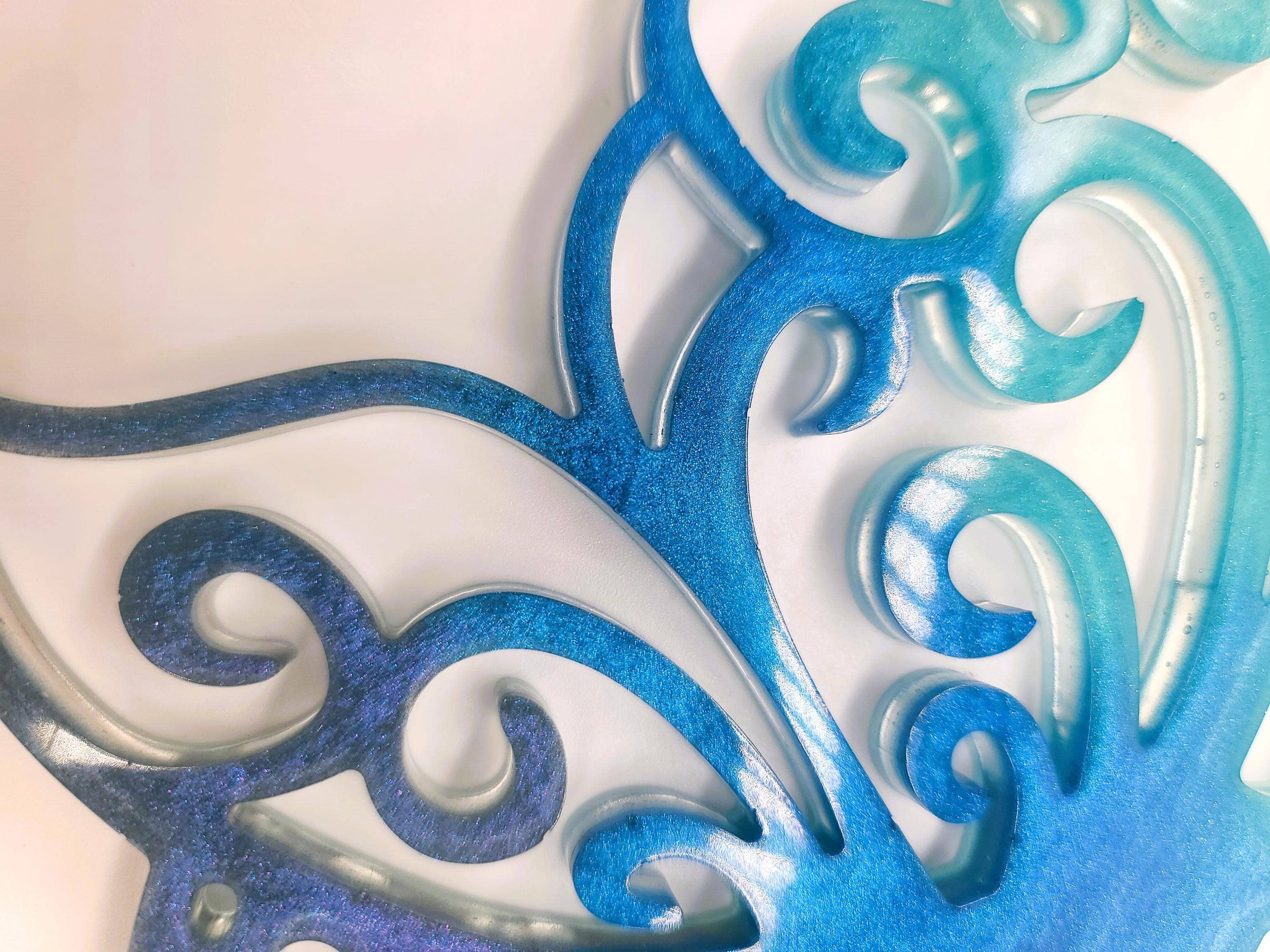 Slightly Askew Art - Wholesale Wall Accent - Eco-Friendly Holographic Fairy Resin Wall Hanging5