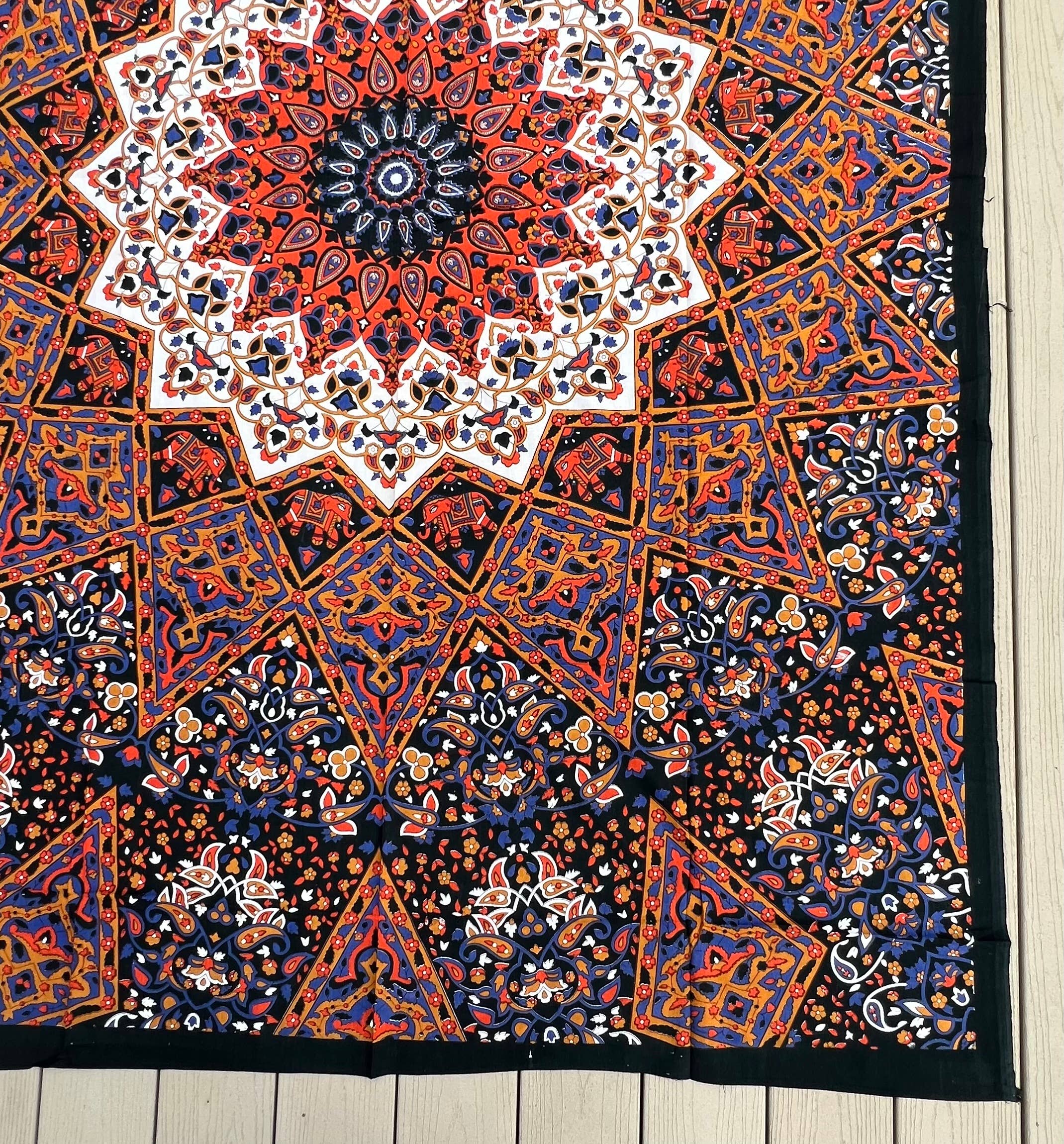 Lungta Imports - Wholesale Tapestry/Textile - Star Elephant Tapestry Wall Hanging Decor 80”X50” 2