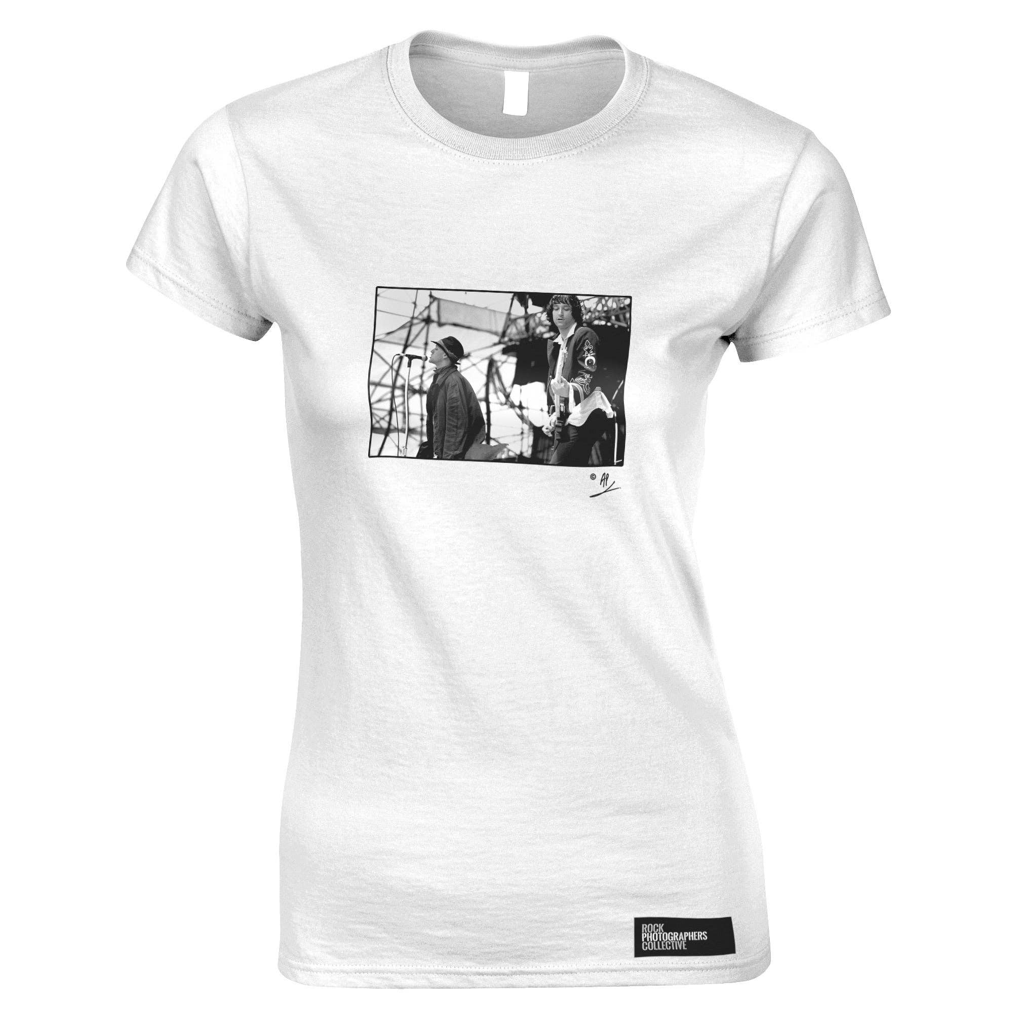 Rock Photographers Collective - Wholesale T-shirt (graphic) – women's - Michael Stipe and Peter Buckley REM live AP Women's T-Shirt2