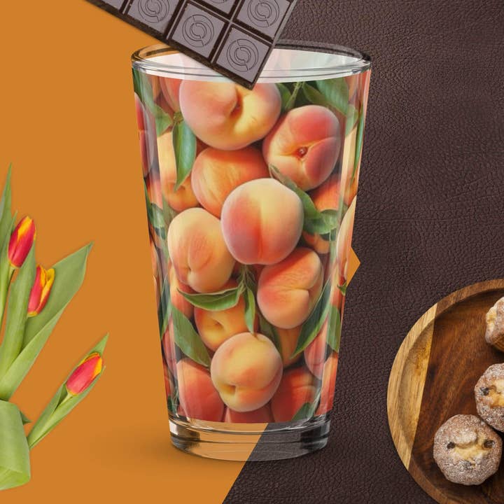 Peachy Shaker pintglas för wholesale av Black Queens Essentials