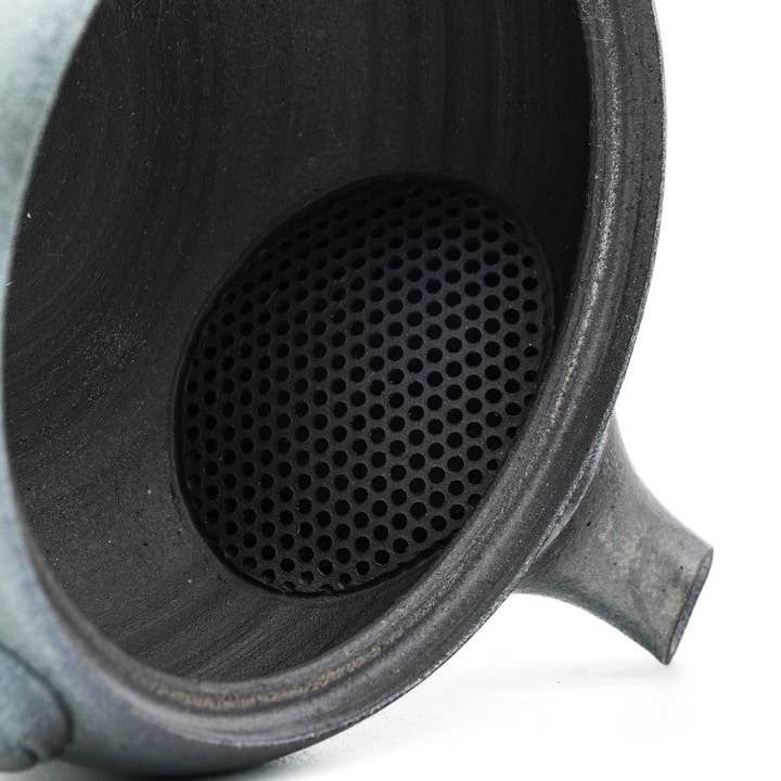 Tezumi - Wholesale Tea Pot - Japanese Houhin - 澤田朋大 Sawada Tomohiro - Metallic Tokoname-yaki Handleless Teapot - 150ml6