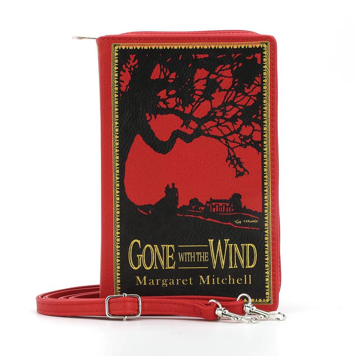 COMECO INC - Wholesale Clutch Bag - Women's - Gone with the Wind Book Clutch Bag in Vinyl
