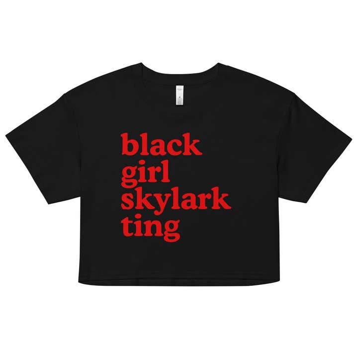 sophupshop - Wholesale Screen Printed T-Shirt - Women's - Black Woman Slang - Jamaican Shirt