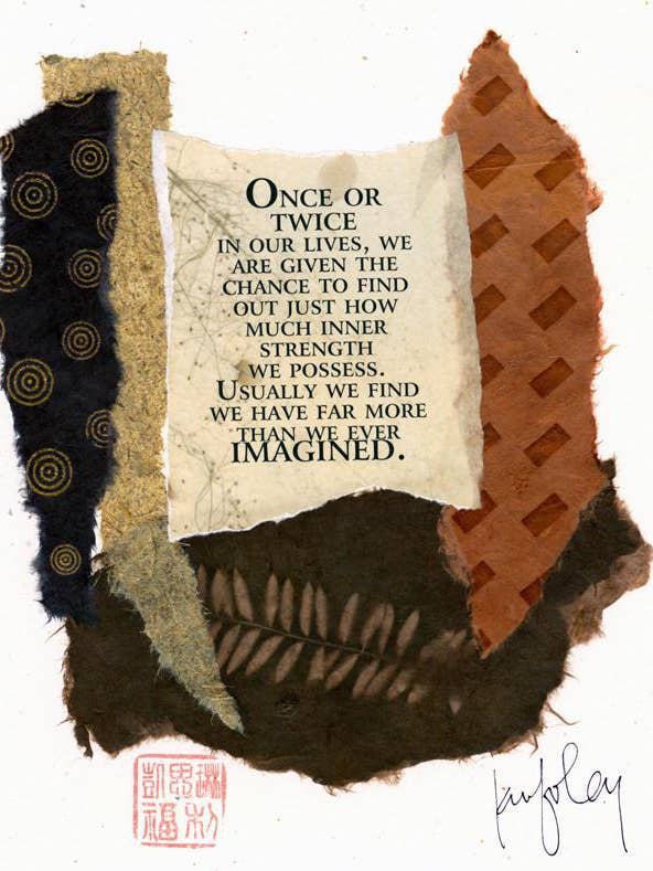 Inner Strength (Original wall art) for wholesale by Ampersand Cards