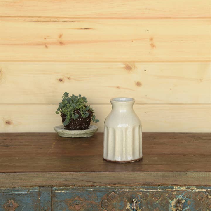 HomArt - Wholesale Vase - Caldwell Ceramic Vase - White