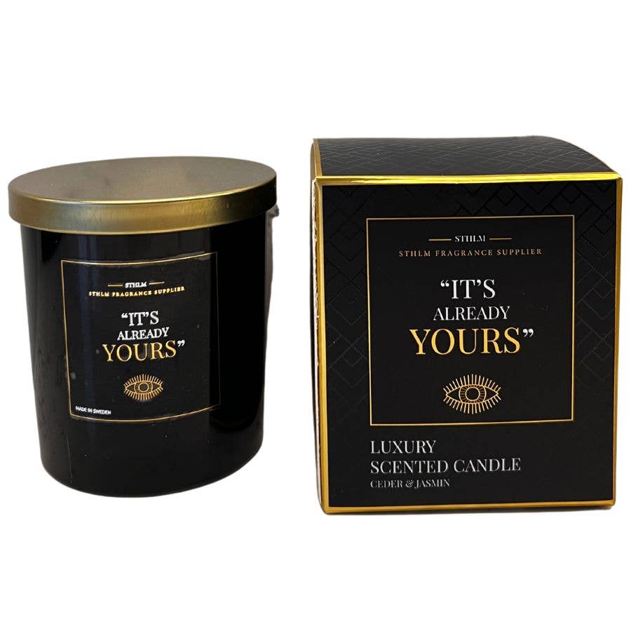 Stockholm Fragrance – wholesale Jar/filled candle – "It´s Already Yours" | Ceder & Jasmin4