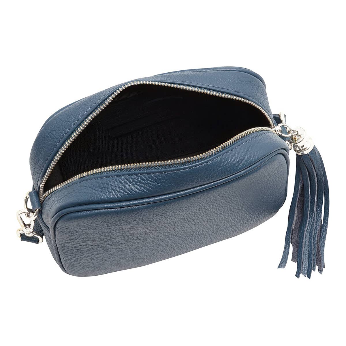 Ellas Trading - Wholesale Crossbody Bag - Women's - Italian Leather Camera Crossbody Bag with Tassel Charm42