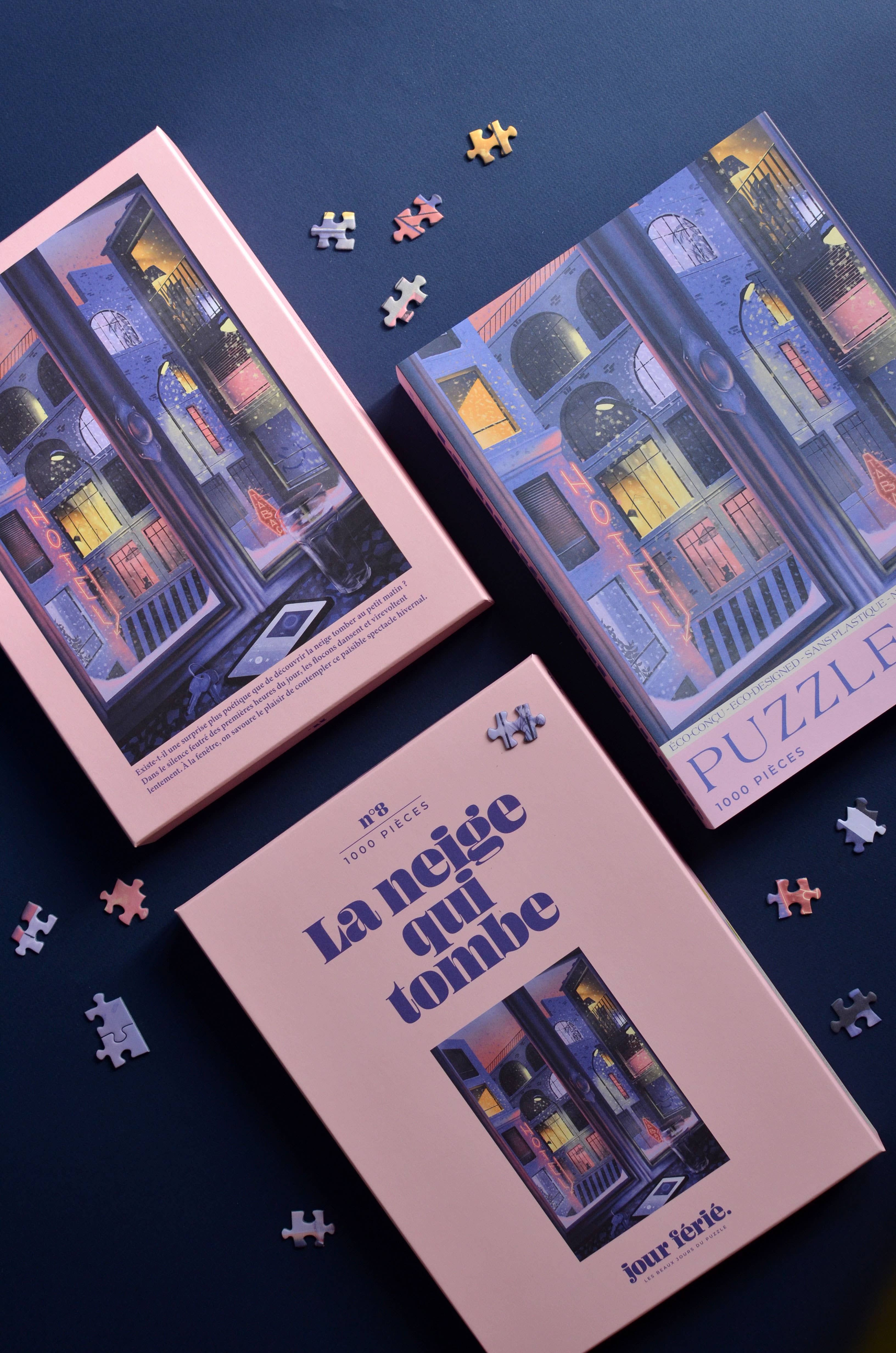 Jour Ferie - Wholesale Puzzle - Adult - The falling snow Puzzle 1000 pcs4