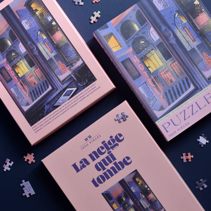 Jour Ferie - Wholesale Puzzle - Adult - The falling snow Puzzle 1000 pcs4