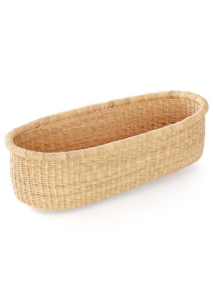 Panier de rangement ovale pour table - Naturel pour la vente par Swahili | AFRICAN MODERN