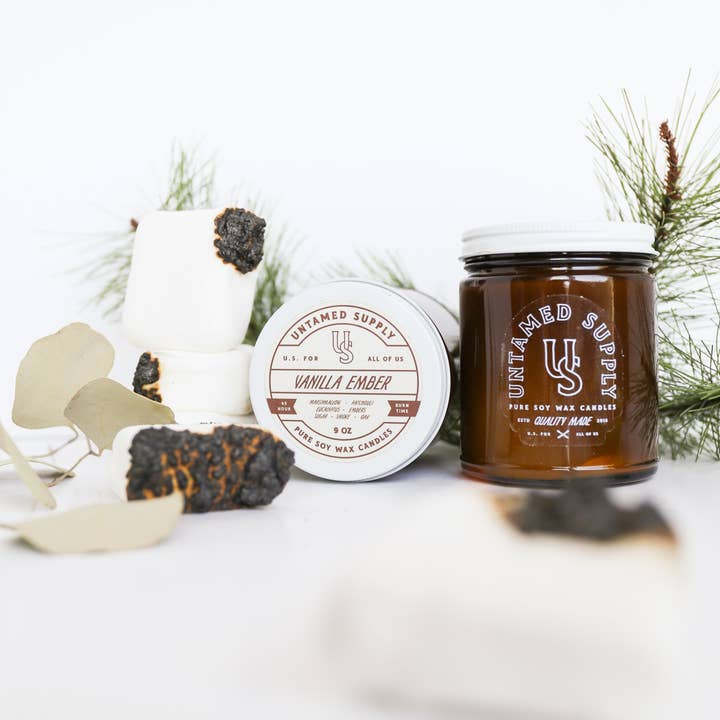 Untamed Supply - Wholesale Jar/Filled Candle - Vanilla Ember