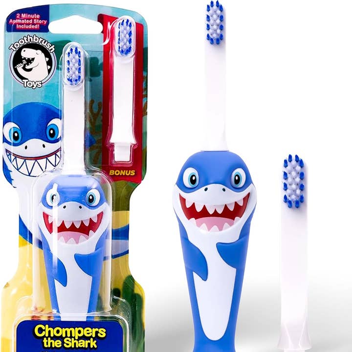 Kids Shark Toothbrush Toy – Chompers for wholesale by Toothbrush Toys