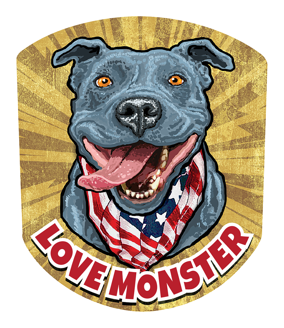 Desperate Enterprises – wholesale Sticker – Sticker - Pitbull (Set of 6) Vinyl0