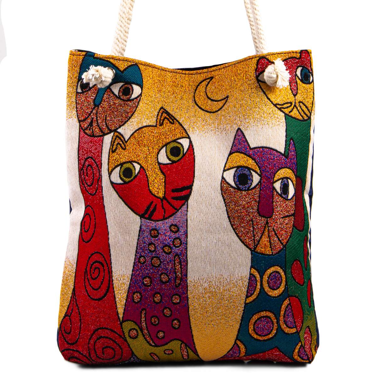CRETE TRADING INC - Wholesale Tote Bag - Women's - Vintage Tapestry Shoulder Bag Cat0