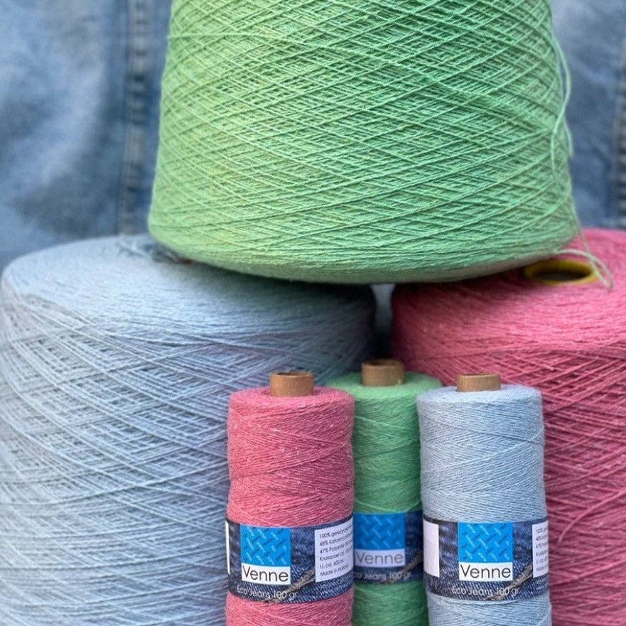 Urban Canvas - Wholesale Yarn - Eco Jeans Recycled Yarn - Ne 7/2 (Nm 12/2) - 1kg | Venne2