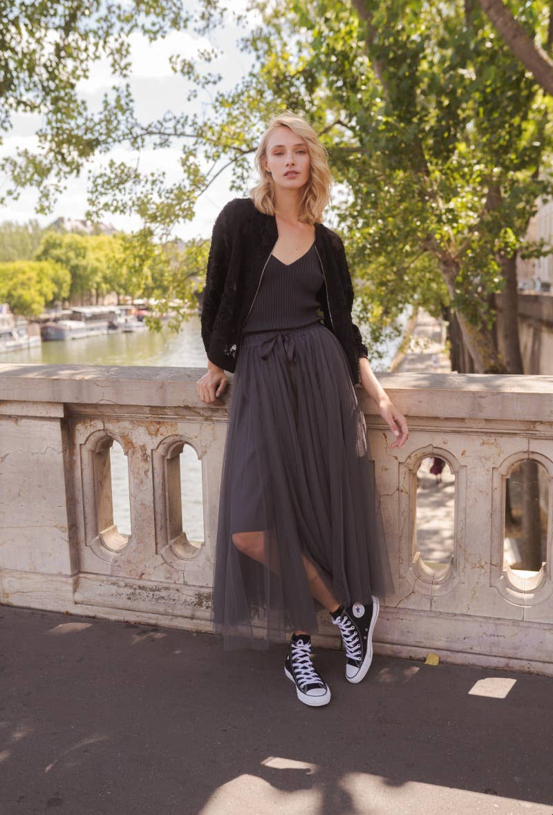 CHOKLATE PARIS - Venta al por mayor Falda - Mujer - Falda larga de tul Aria - CK0807740