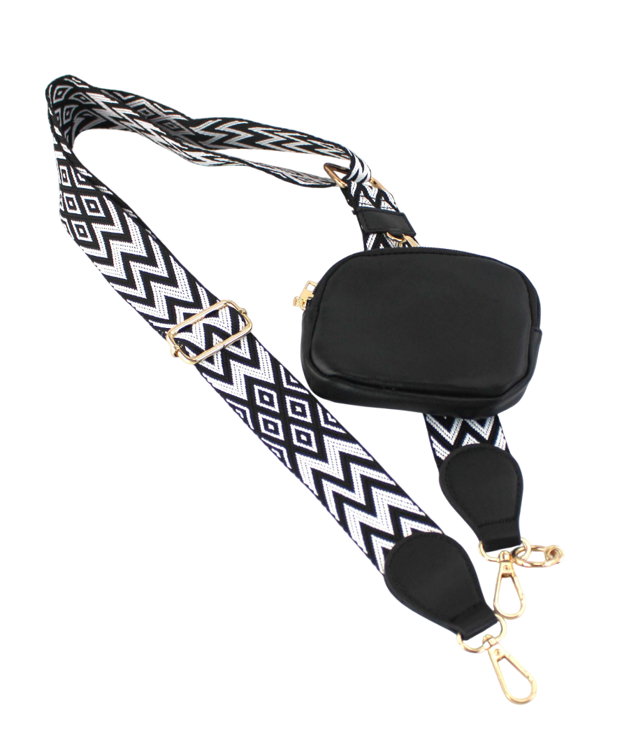 AR New York - Wholesale Crossbody Bag - Women's - C002 - Chevron Clip & Go Crossbody Strap with Pouch2