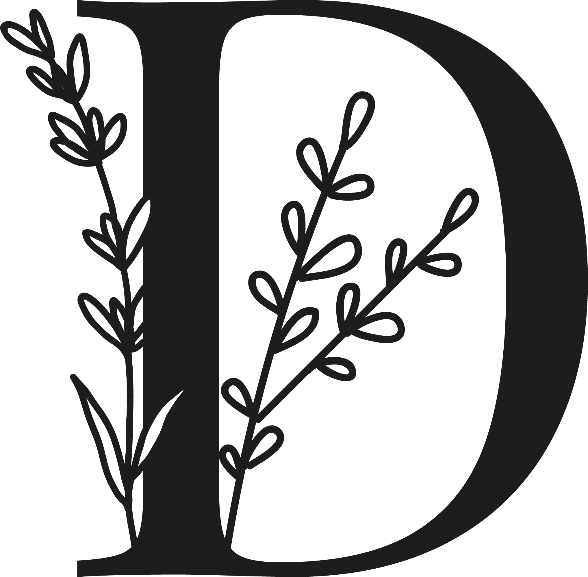 Keystone Steel Co. - Wholesale Wall Accent - Botanical Letter Wall Decor14